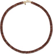EF Collection Plum Rondelle Necklace