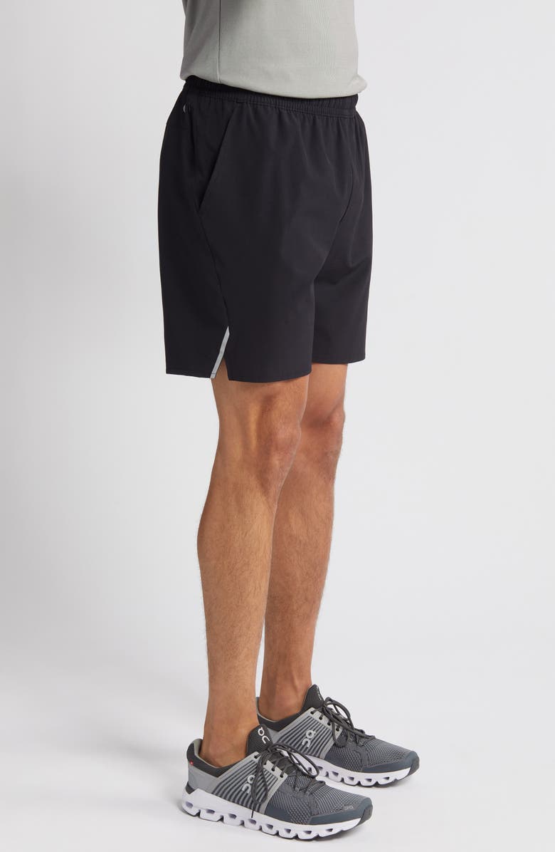 Zella Performance Run Shorts, Alternate, color, Black