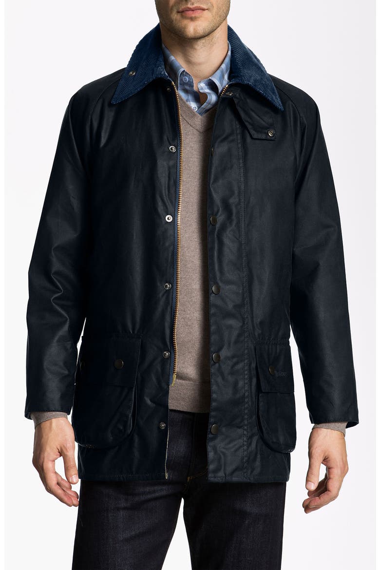 'Beaufort' Regular Fit Weatherproof Waxed Jacket video
