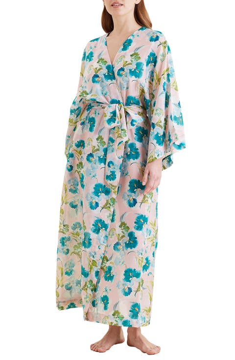 Audrey Floral Cotton & Silk Wrap