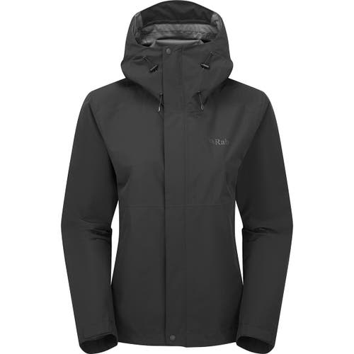 Rab Downpour Jacket In Black