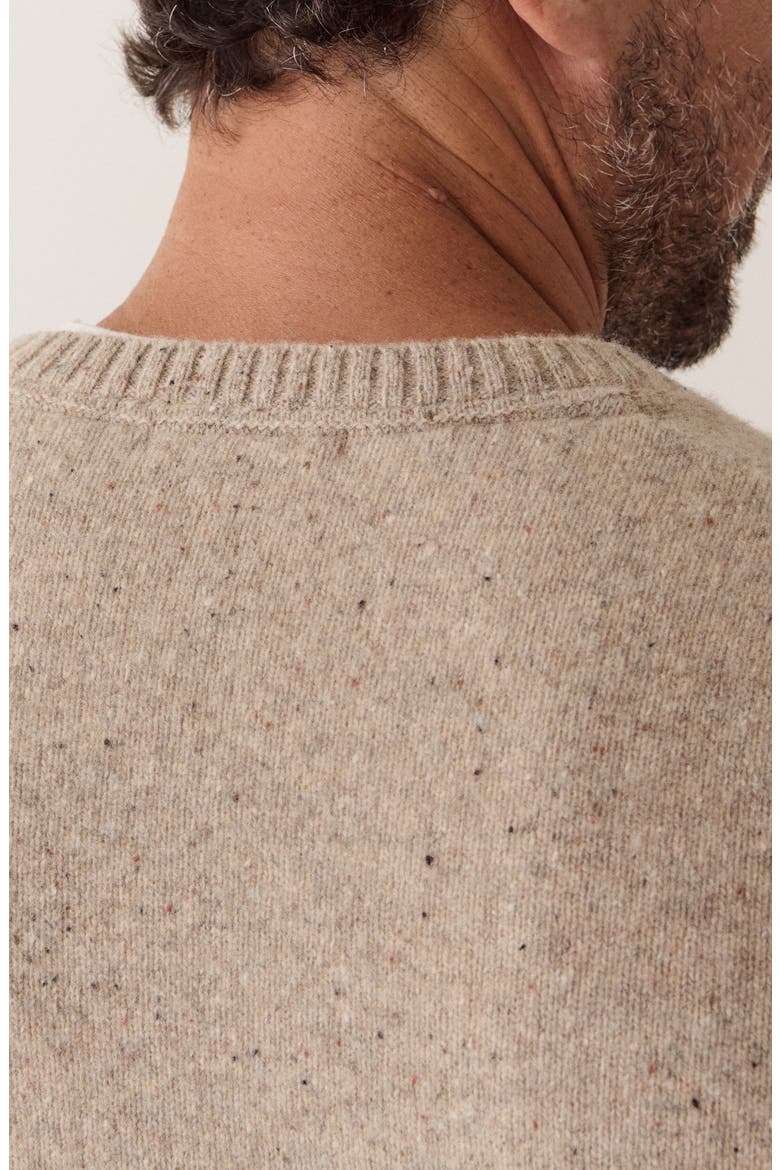 Neppy Merino Wool V-Neck Sweater, Alternate, color, RYEWATER