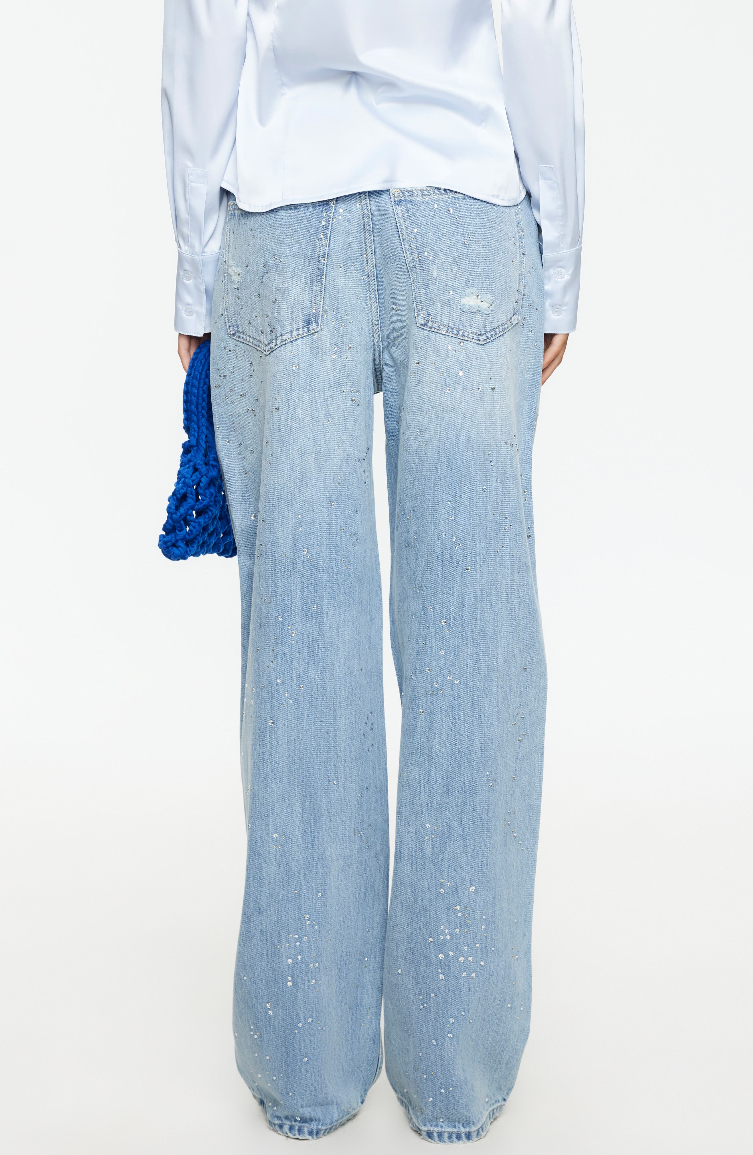 Diamante Wide Leg Jeans - image 2