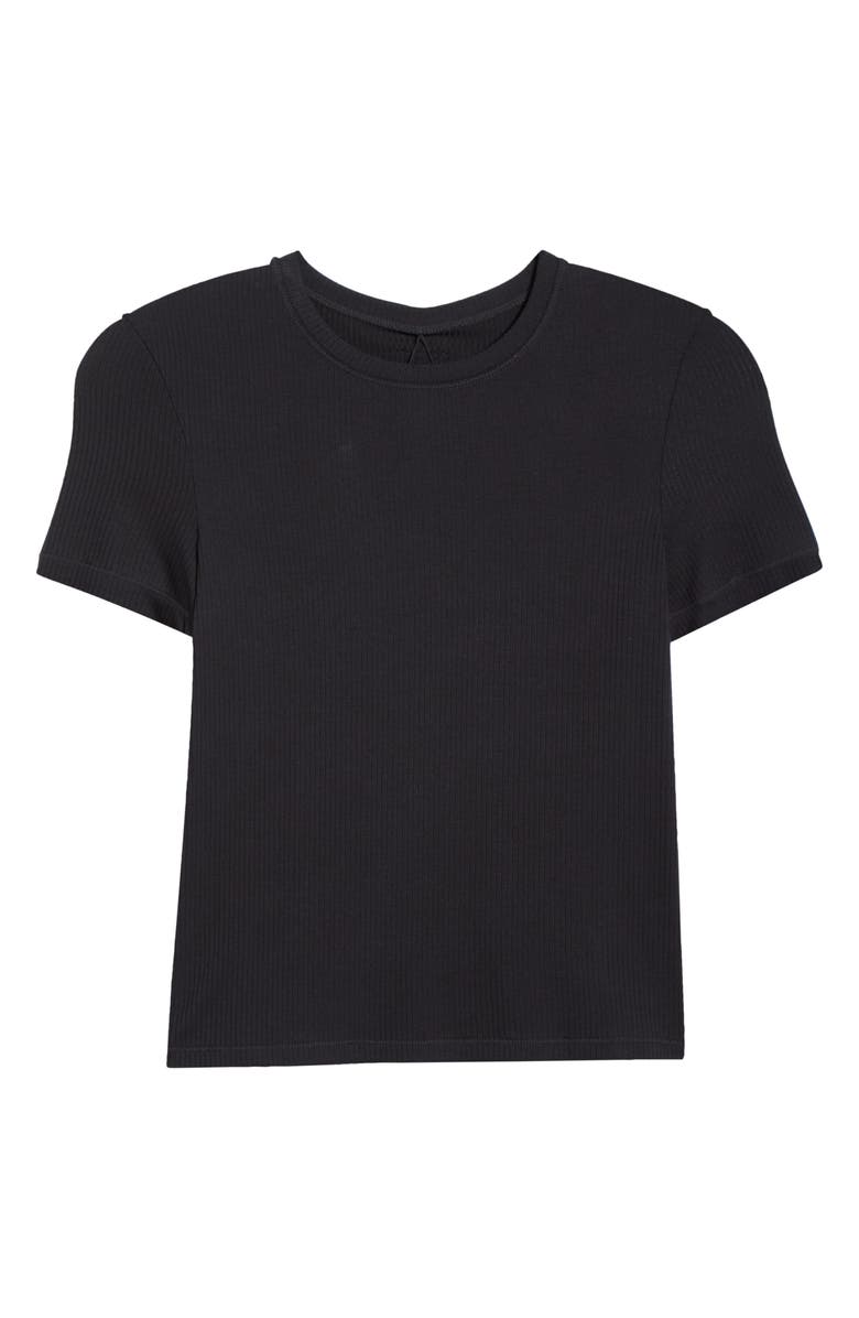 UGG<sup>®</sup> Miriam Rib Baby T-Shirt, Alternate, color, Black Black