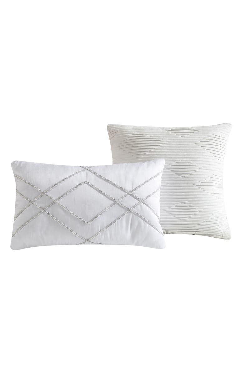 Tahari Marguerite 5-Piece King Comforter Set, Alternate, color, Grey