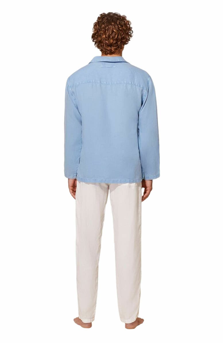 Vilebrequin Men's Linen Mineral Dye Shirt, Alternate, color,
