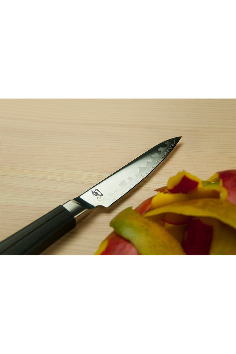 Sora Paring 3.5" Knife, Alternate, color, BLACK