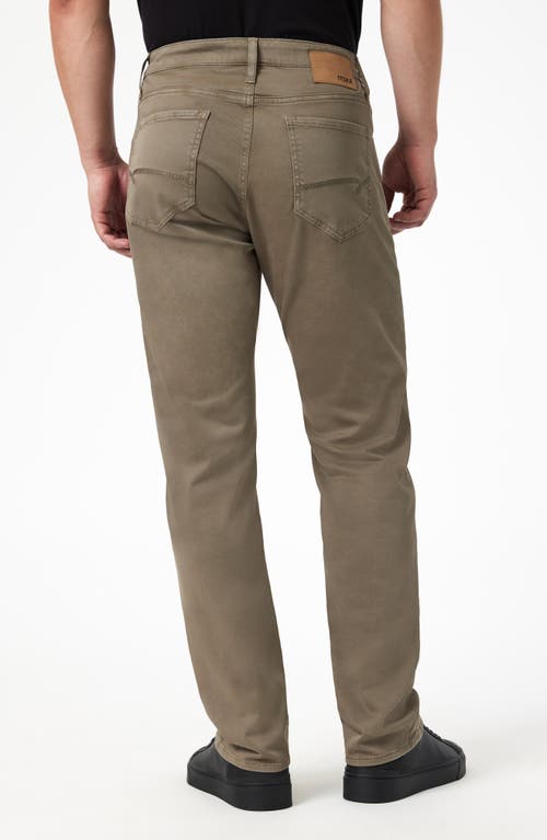 Mavi Jeans Zach Straight Leg Twill Pants In Olive Casual Twill