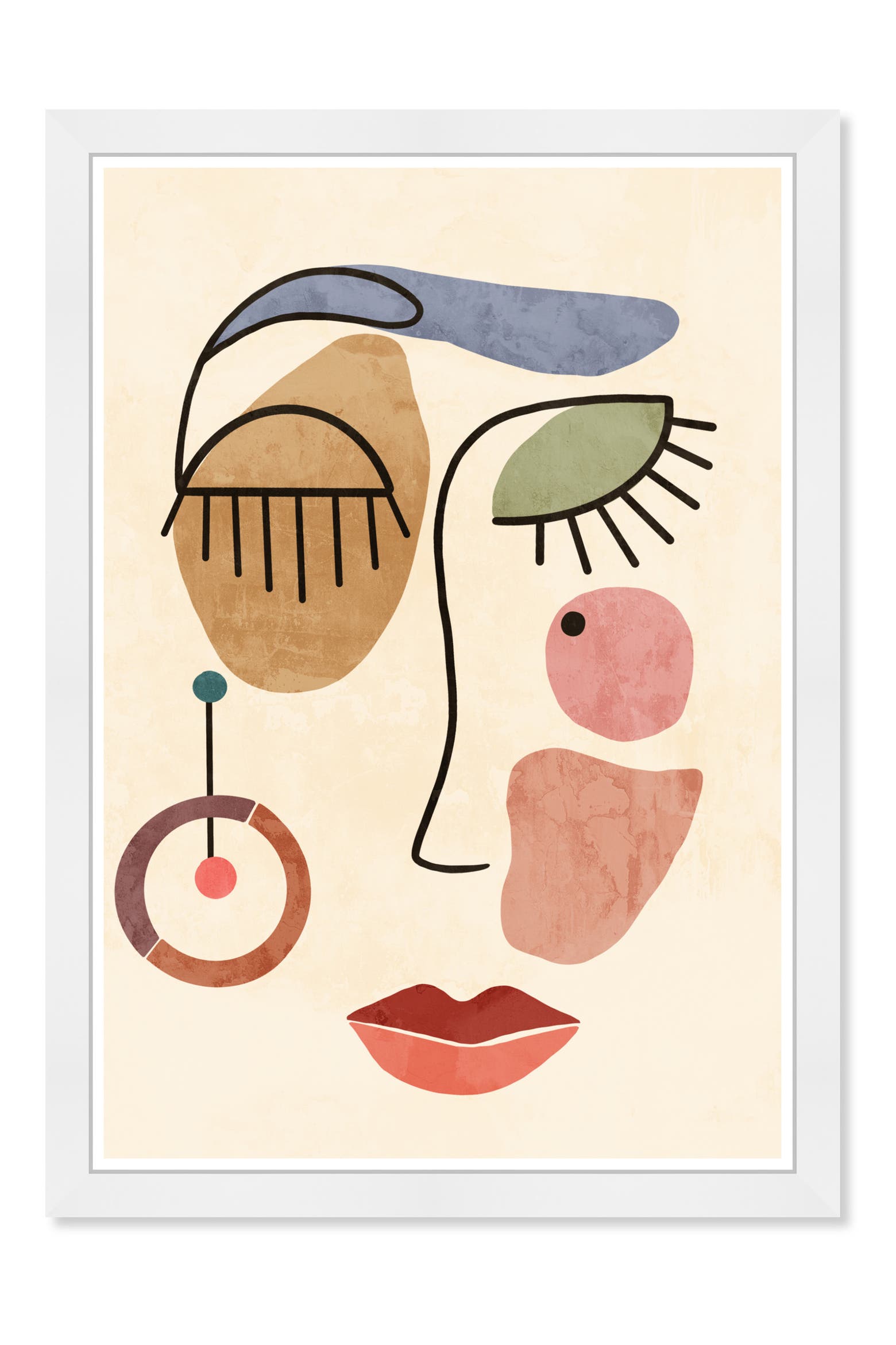 Abstract Face Canvas Art - 13