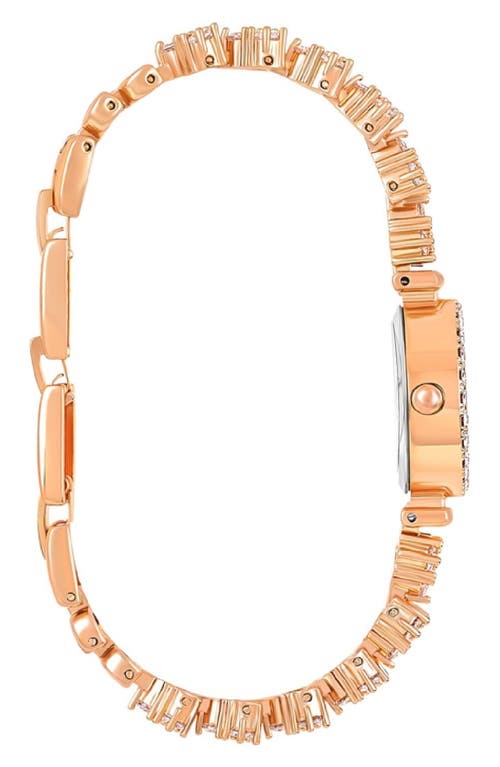 Danecraft Crystal Mother-of-pearl Quartz Bracelet Watch, 20mm X 23mm