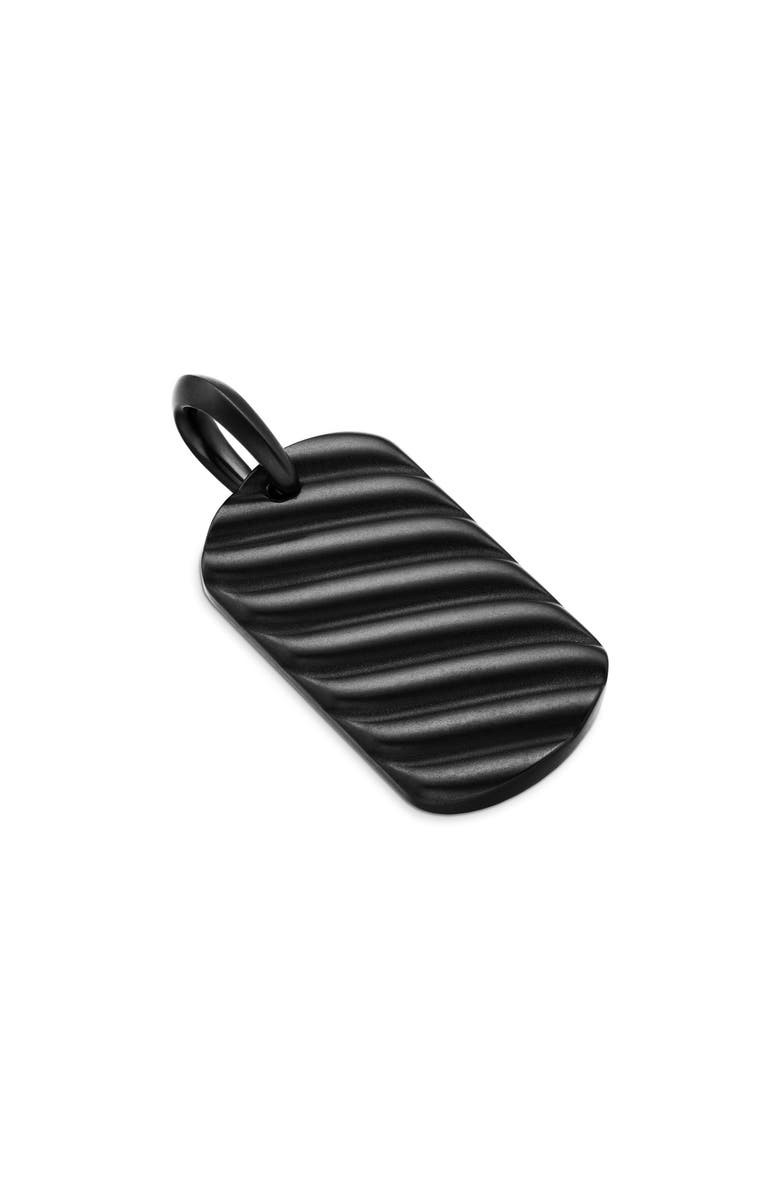 David Yurman Men's Sculpted Cable Dog Tag Pendant, Main, color, 