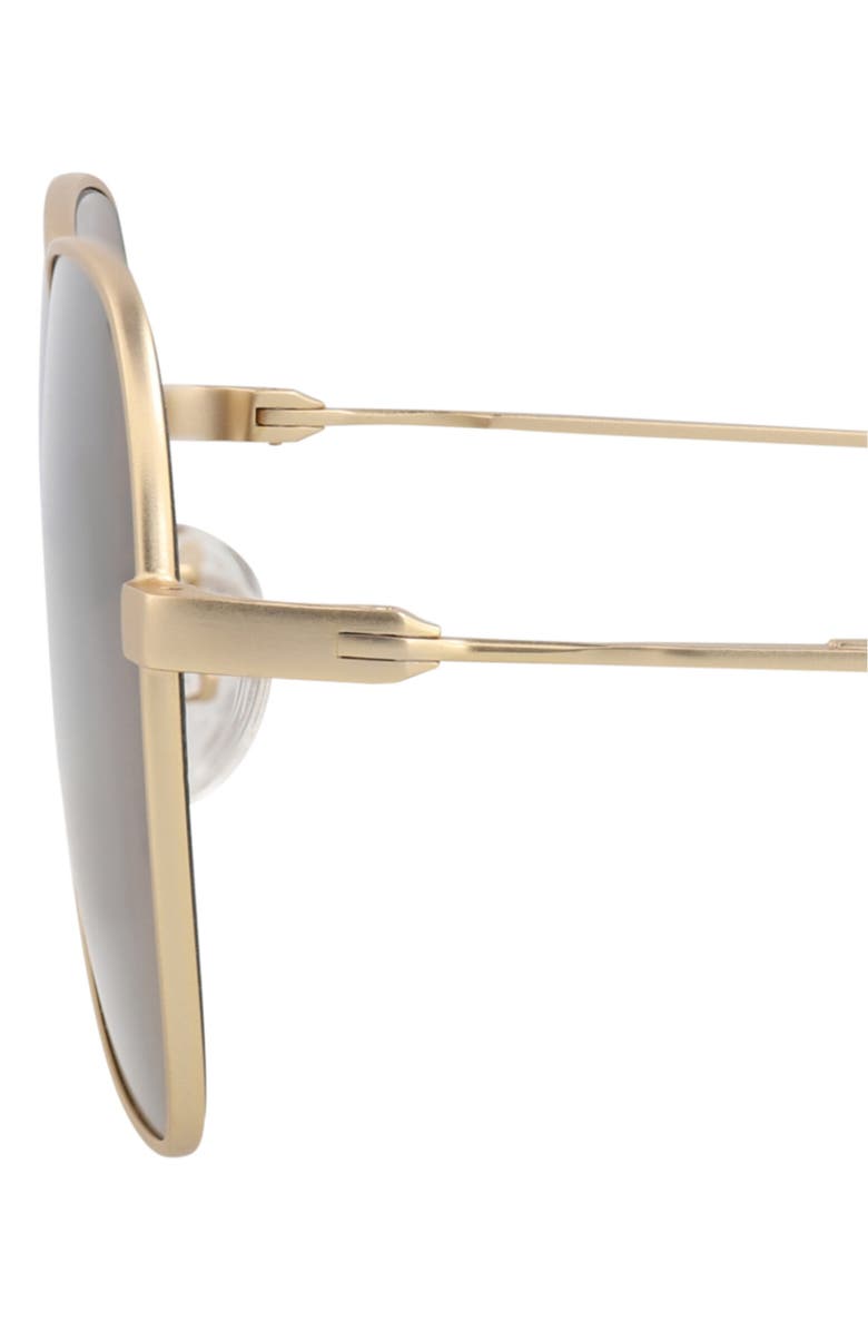 MCQ 55mm Aviator Sunglasses, Alternate, color, Gold Gold Brown