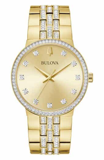 BULOVA Crystal Bracelet Watch, 40mm