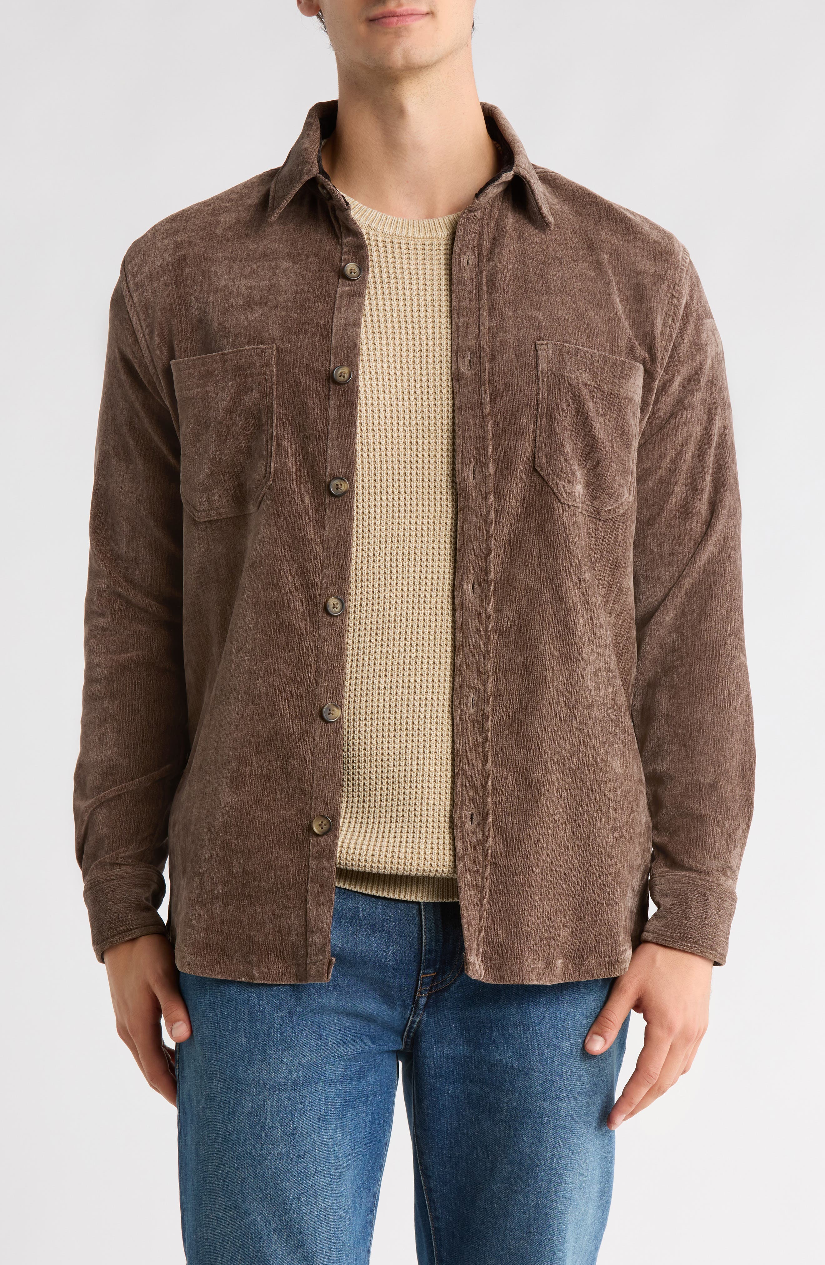 Vintage 1946 Chenille Shirt Jacket