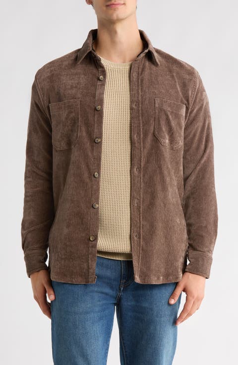 Chenille Shirt Jacket