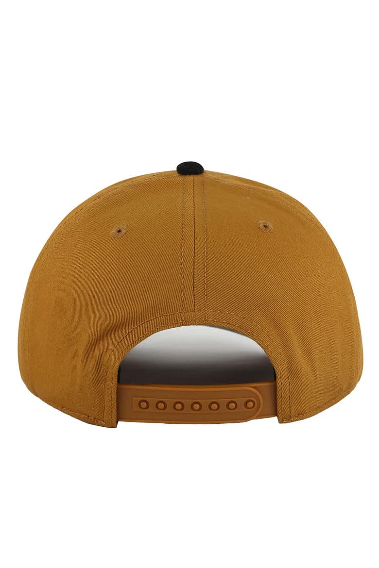 Men's American Needle  Tan/Black Vegas Golden Knights Burnett Adjustable Hat, Alternate, color, Tan