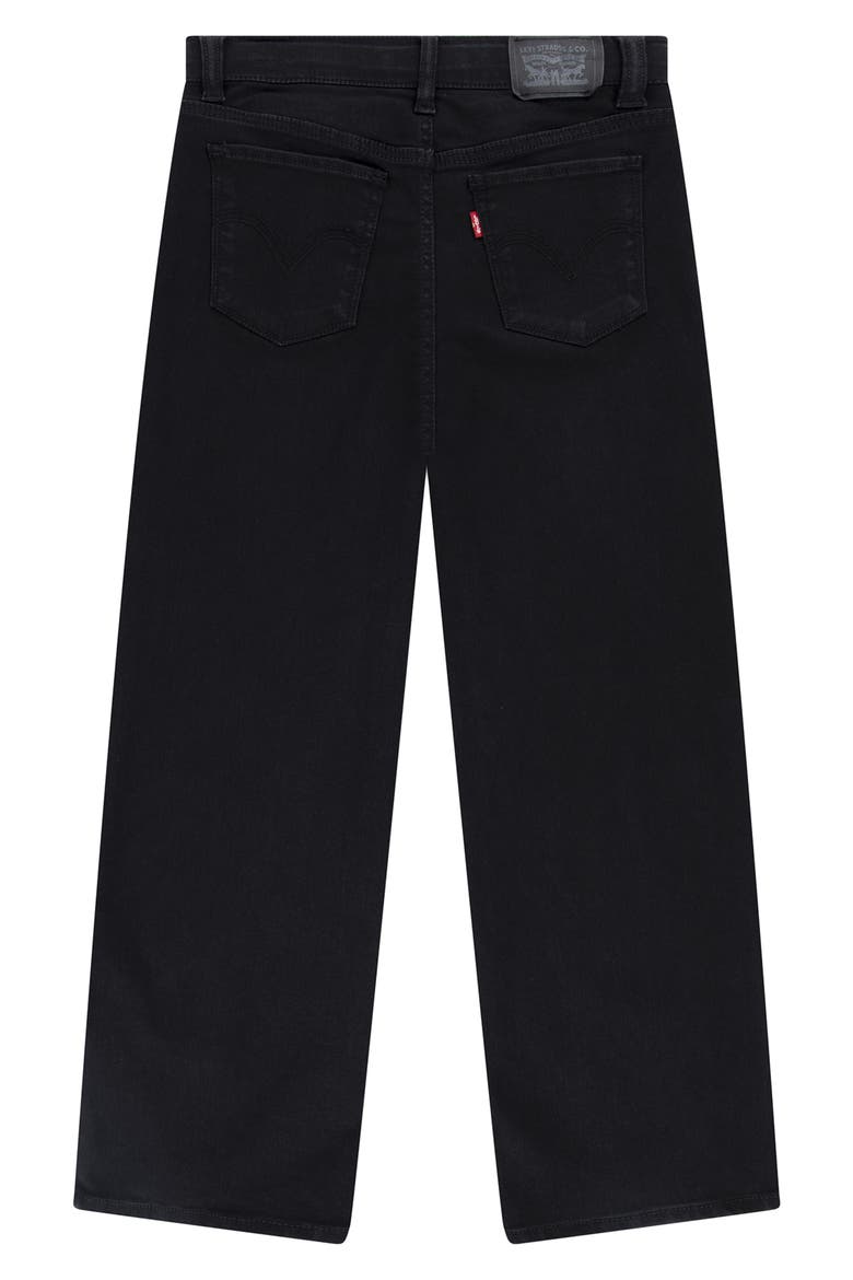 Kids' Wide Leg Jeans, Alternate, color, BLACK