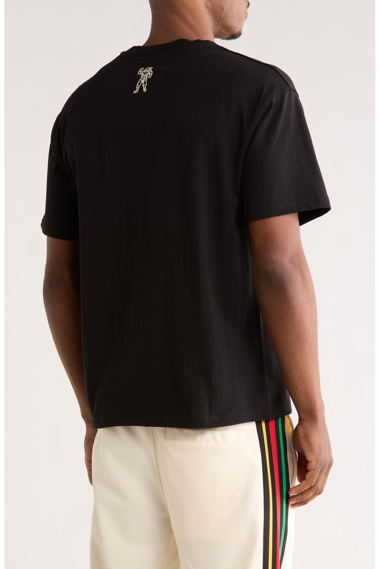 Space Beach Club Graphic T-Shirt, Alternate, color, BLACK
