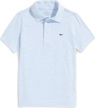 vineyard vines Kids' Bradley Stripe Stretch Polo