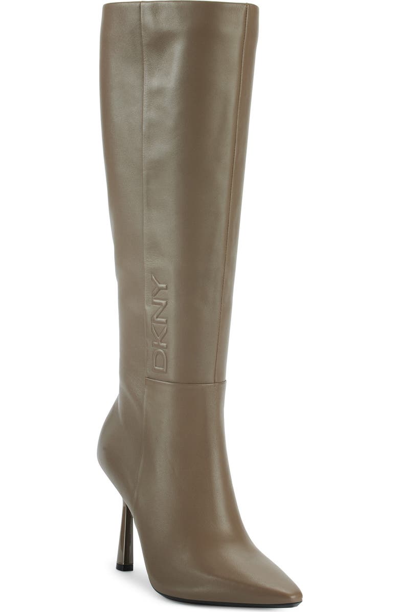 DKNY Nixie Knee High Boot, Main, color, Ash