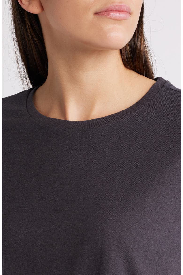 Re-Spun Signature Crewneck T-Shirt, Alternate, color, BLACK