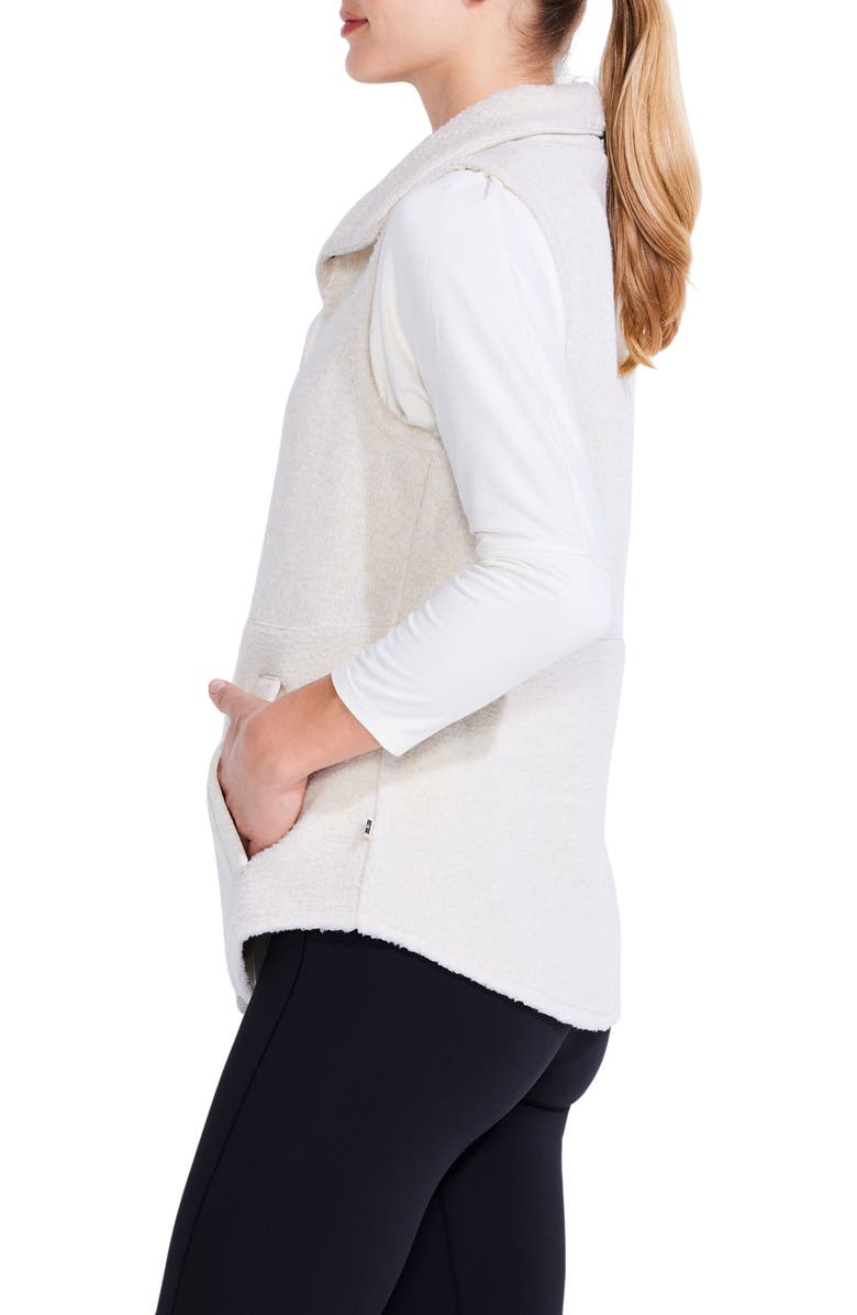 NZ ACTIVE by NIC+ZOE Fleece Knit Vest, Alternate, color, 