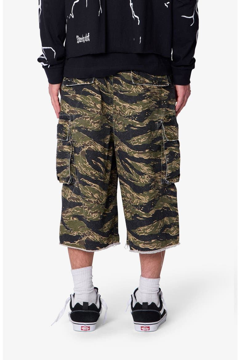 Ultra Baggy Tiger Camo Cargo Shorts, Alternate, color, TIGER CAMO