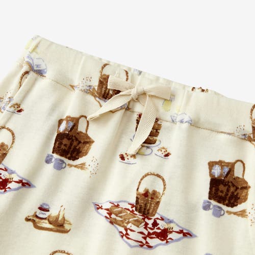 Milkbarn Organic Cotton Jogger In White
