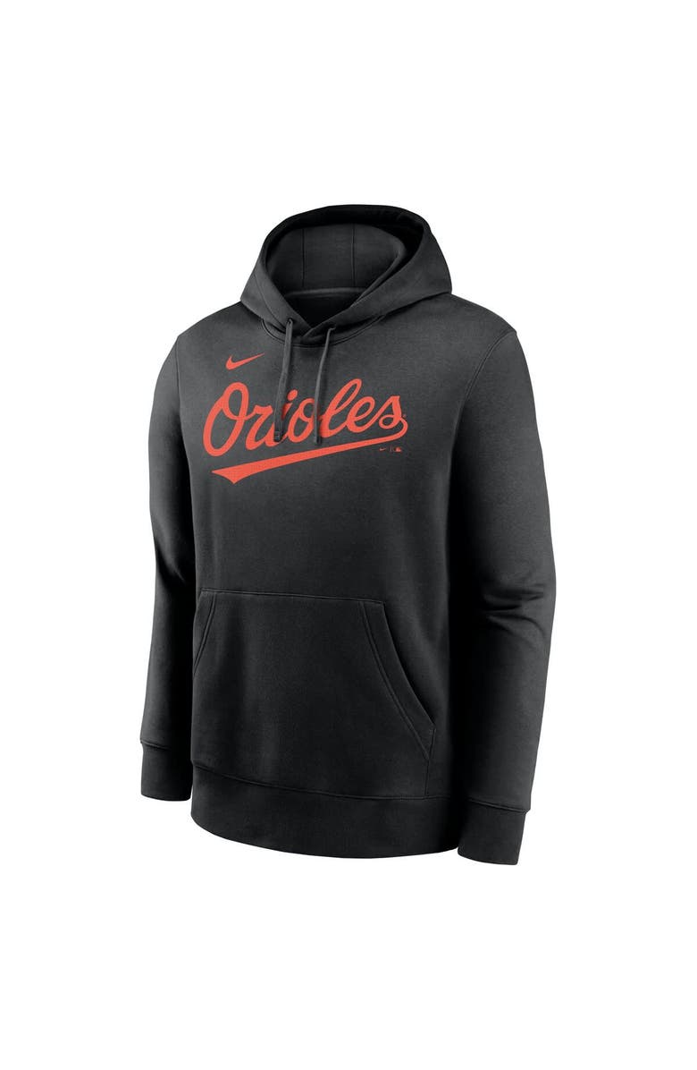 Nike Men's Nike Gunnar Henderson Black Baltimore Orioles Player Name & Number Club Fleece Pullover Hoodie, Alternate, color, Black
