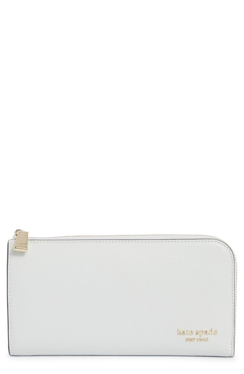 Kate Spade New York devin saffiano leather wallet, Main, color, Stone Path