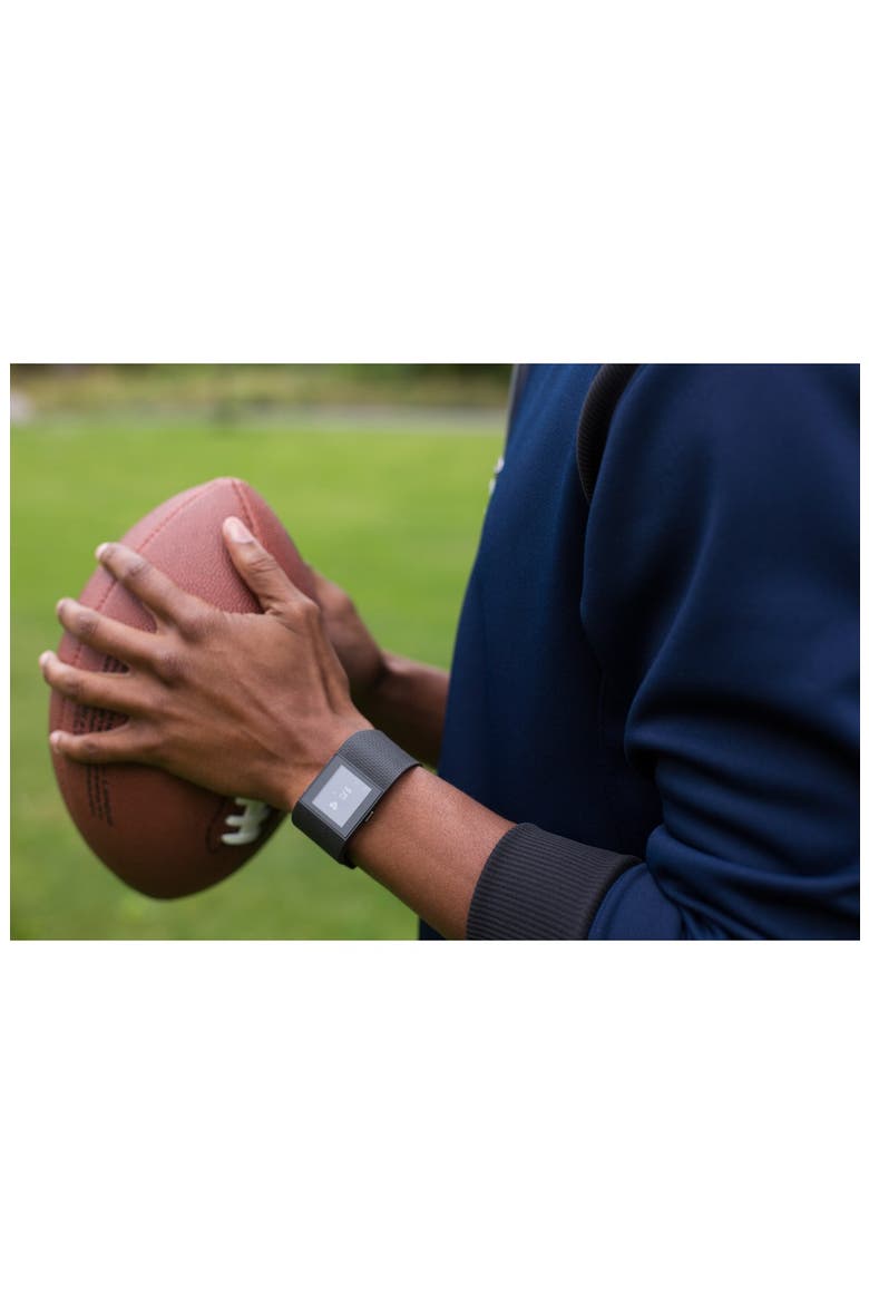 'Surge' Wireless Fitness Watch, Alternate, color, BLACK