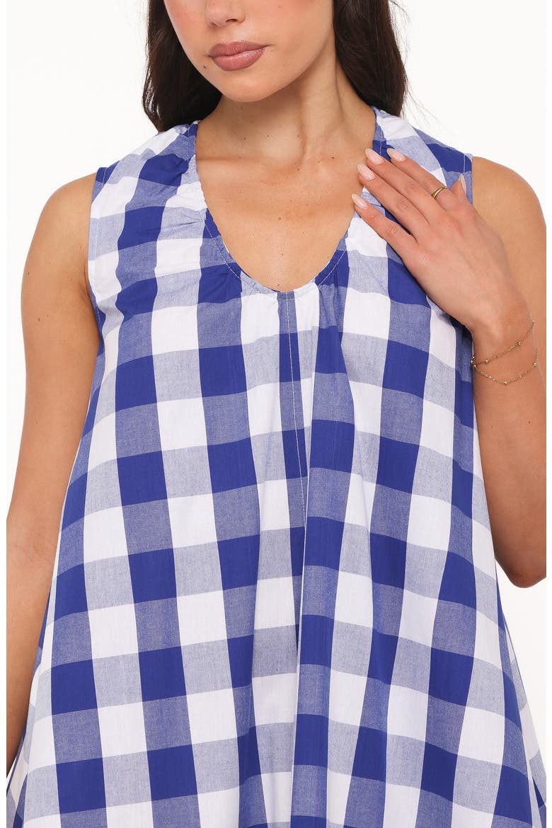 Jorah Minidress, Alternate, color, BLUE PLAID