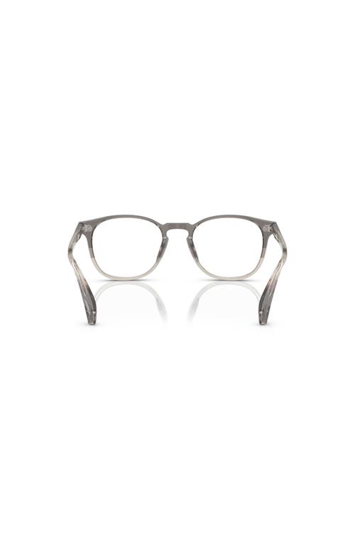 Oliver Peoples 49mm Round Optical Glasses In Gray