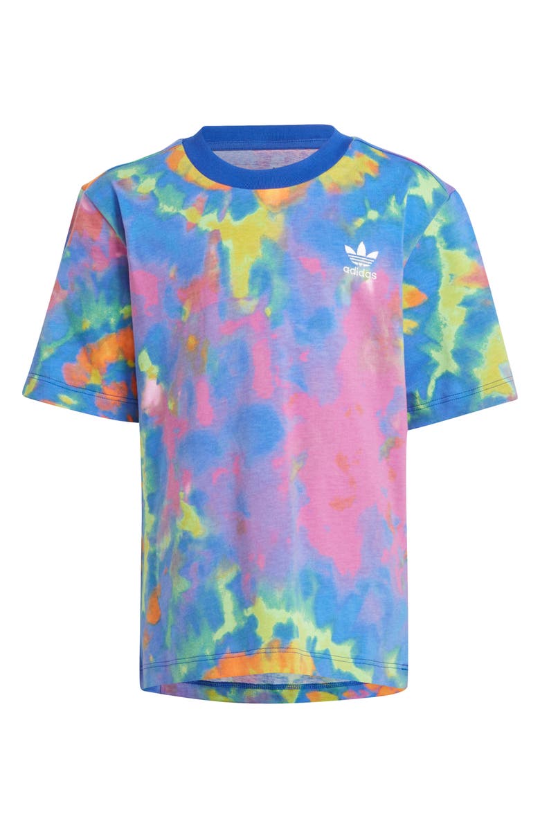adidas Kids' Tie Dye T-Shirt & Shorts Set, Alternate, color, 