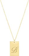 Set & Stones Stella Initial Necklace