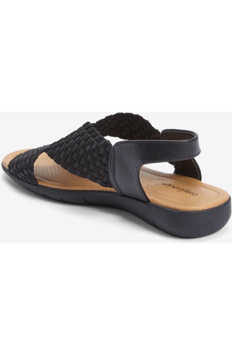 Comfortview The Celestia Sling Sandal, Alternate, color, Black Metallic