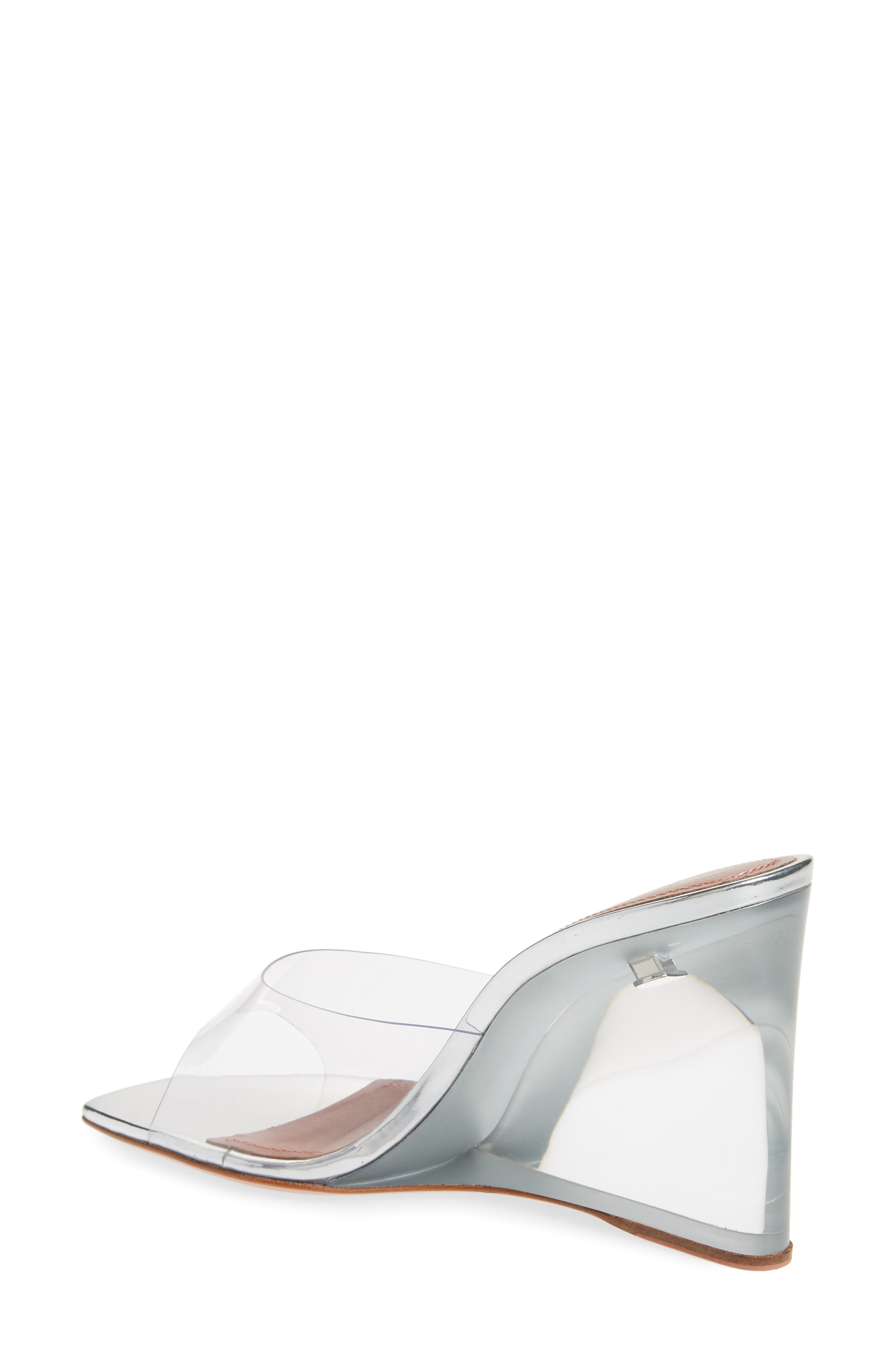 Lupita Clear Wedge Slide Sandal, Alternate, color, TRANSPARENT
