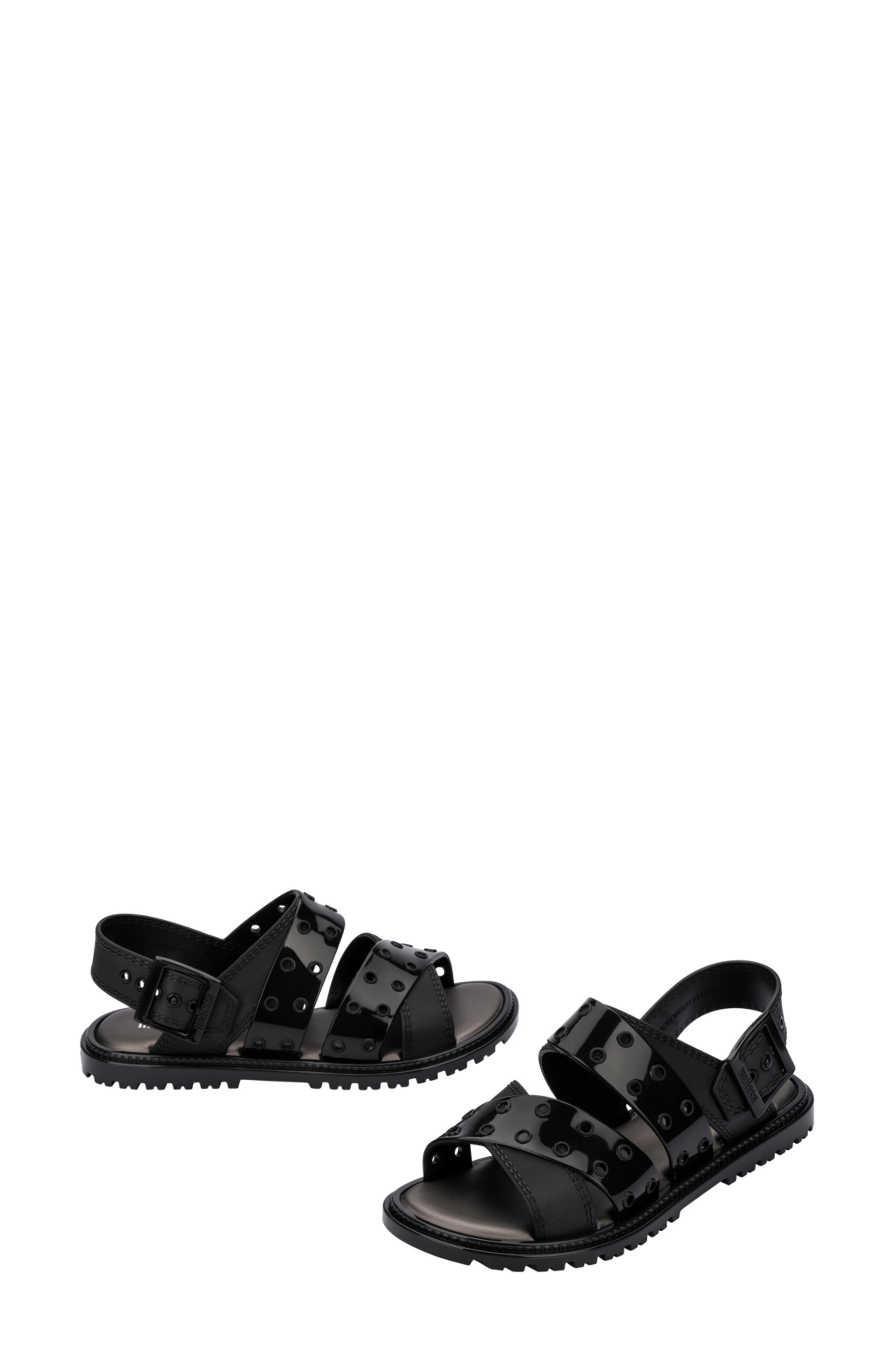 Melissa Lock Sandal, Alternate, color, Black