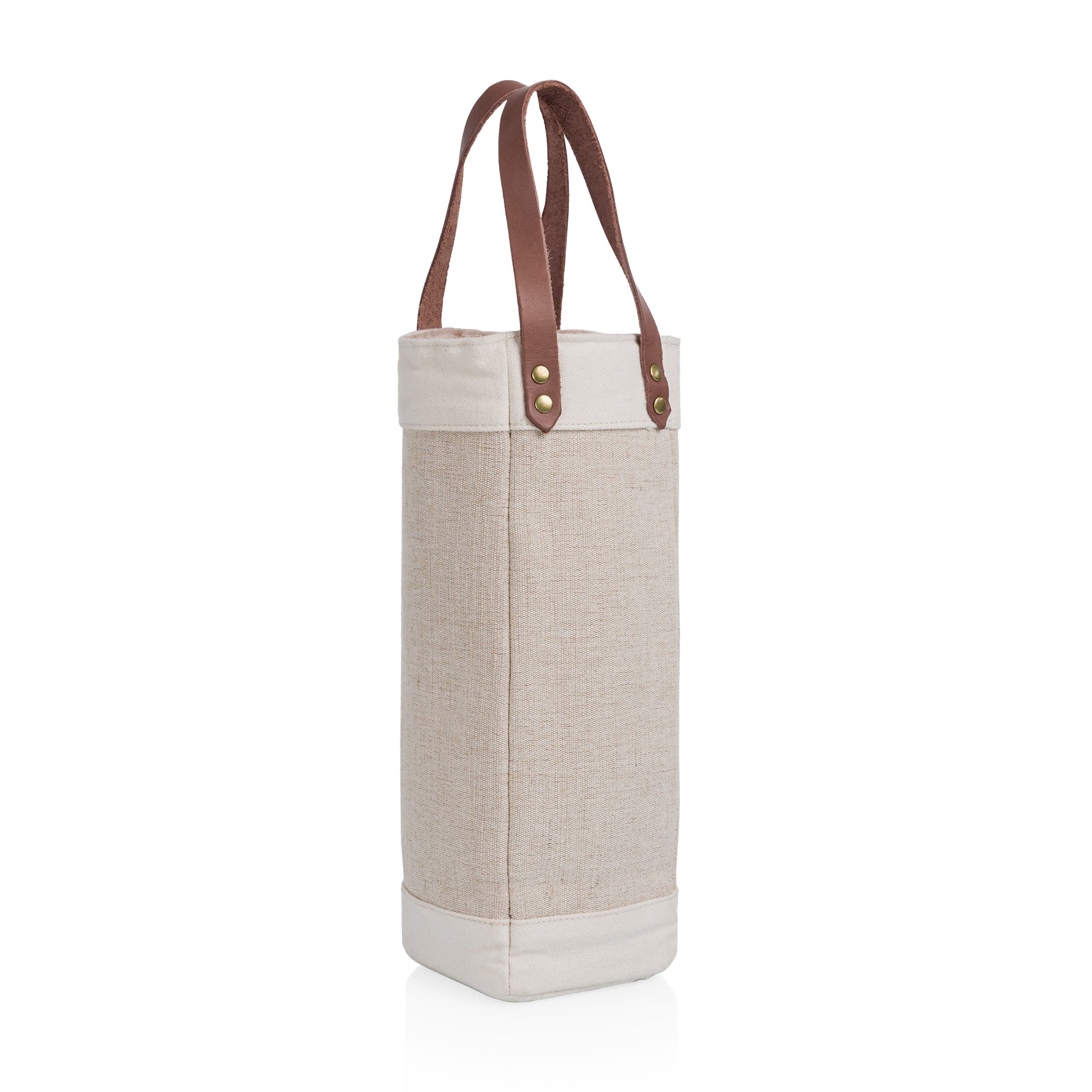Legacy Pinot Jute Single Bottle Insulated Wine Bag, Main, color, 