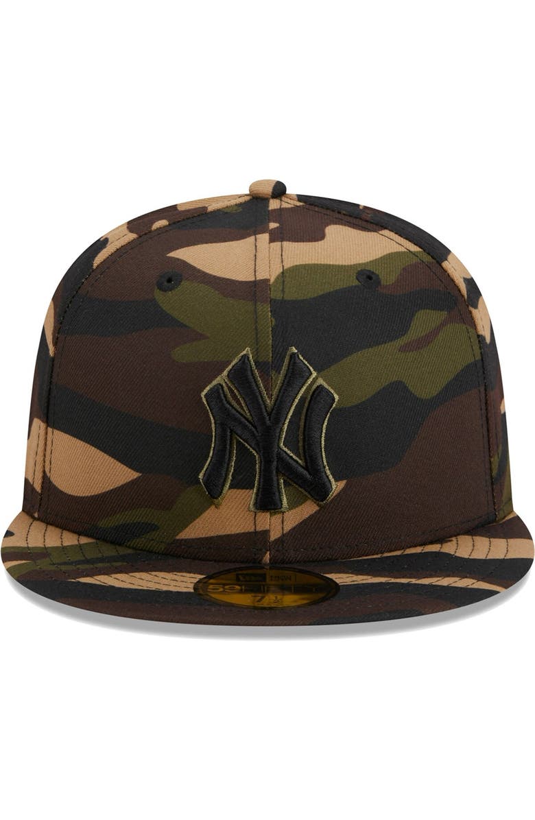 New Era Men's New Era Camo New York Yankees Autumn 59FIFTY Fitted Hat, Alternate, color, 