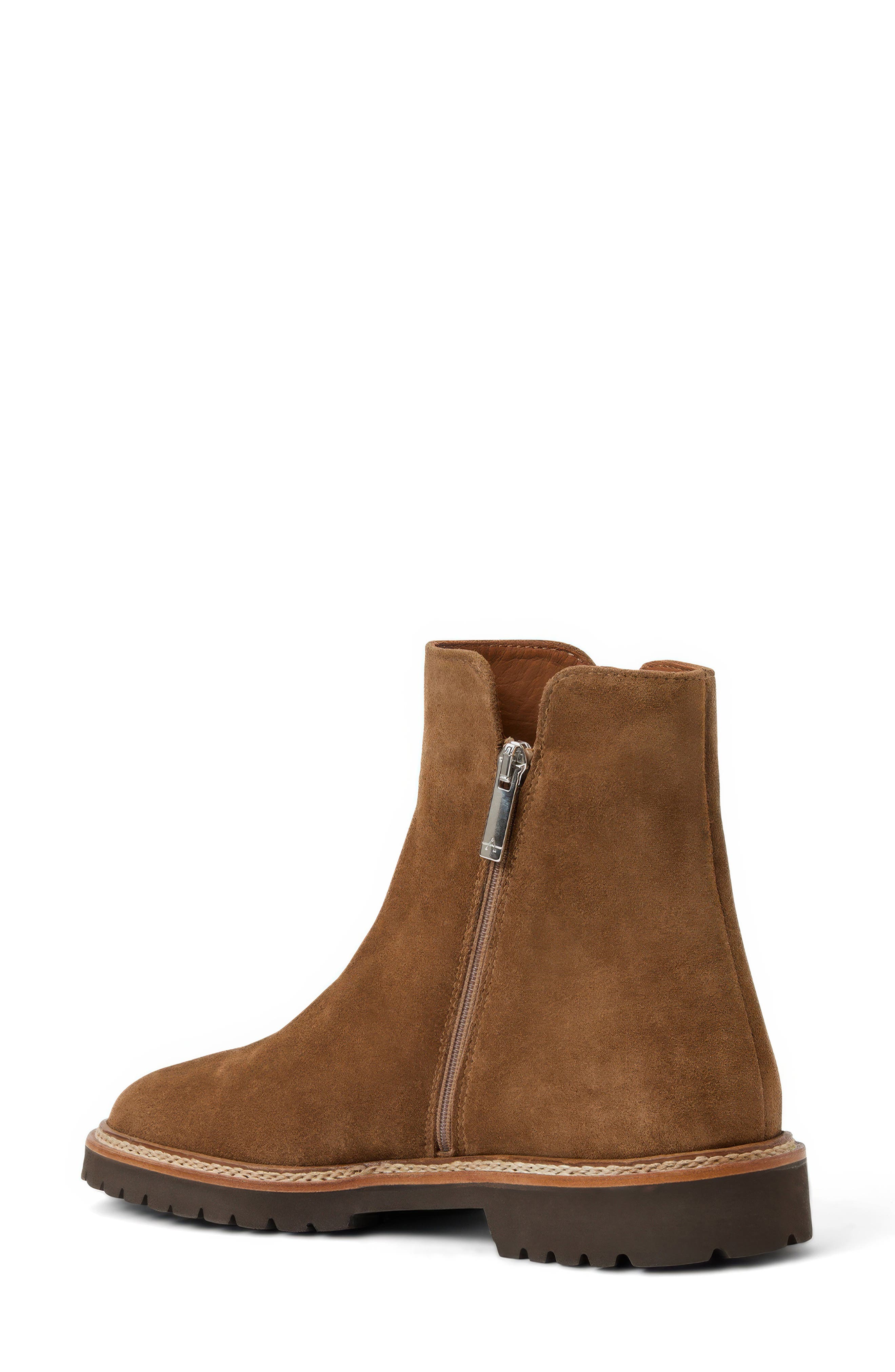 Misty Waterproof Bootie, Alternate, color, CHAMPAGNE SUEDE