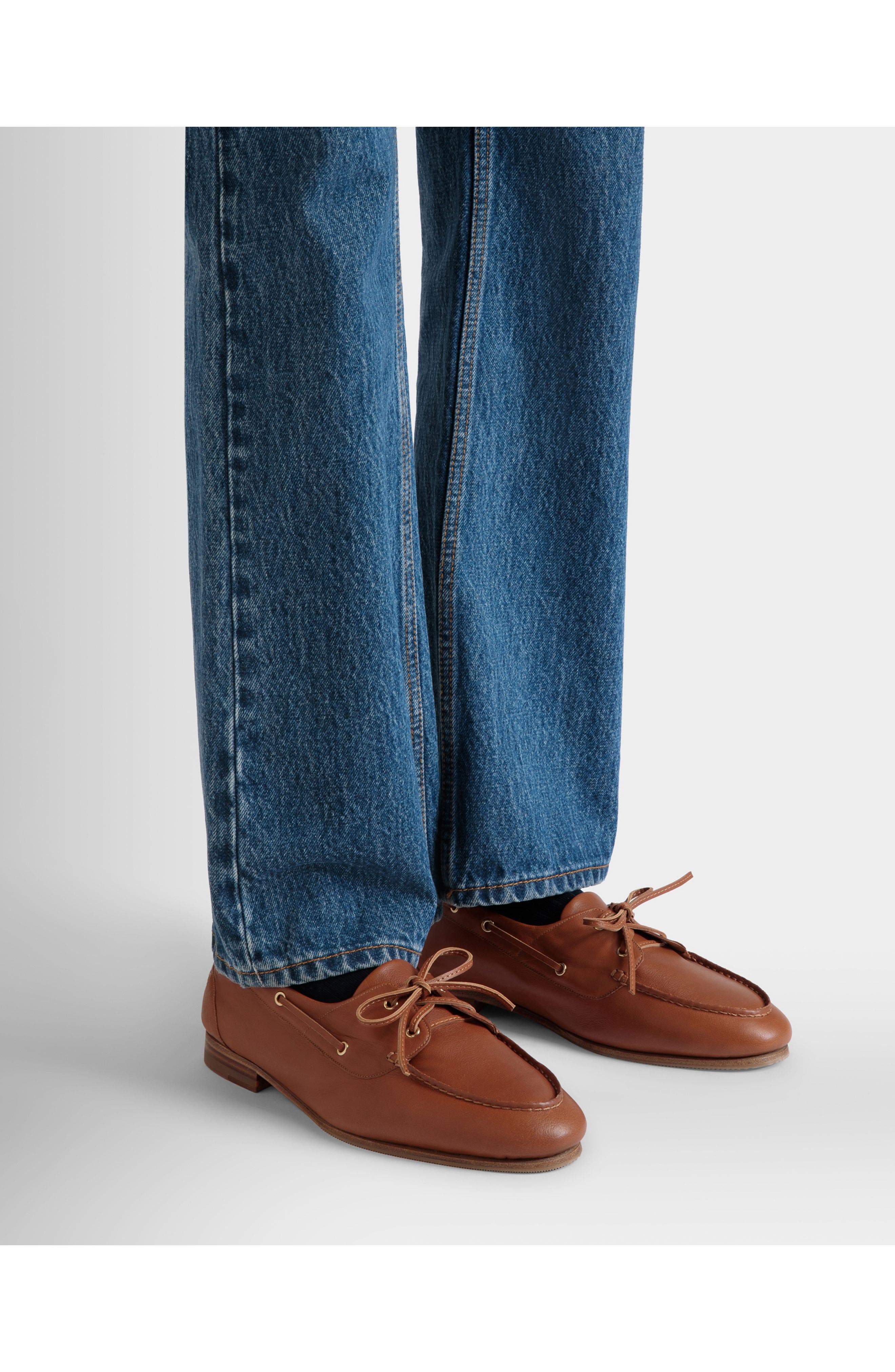 Bally Plume Loafer in Leather, Alternate, color, Brown