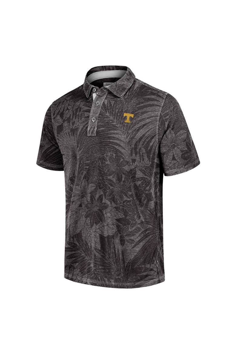Men's Tommy Bahama  Black Tennessee Volunteers Sport Santiago Paradise Polo, Alternate, color, Black