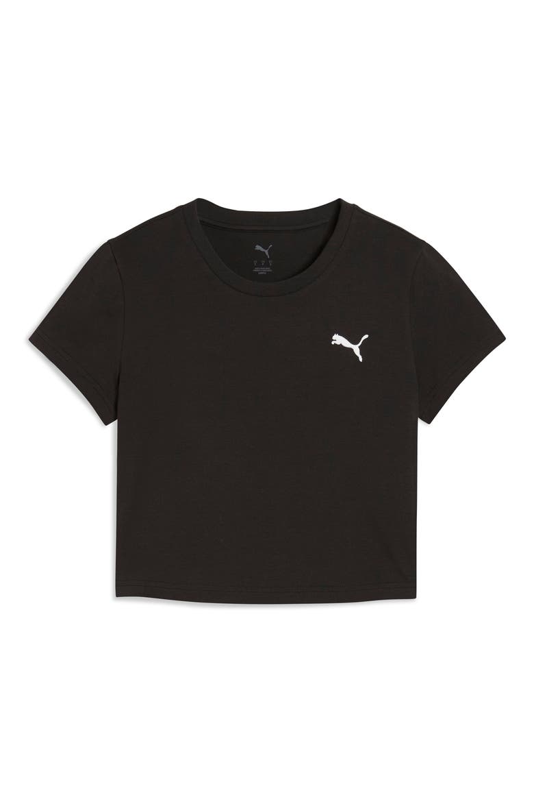 Wardrobe Essential Baby Tee, Alternate, color, PUMA BLACK