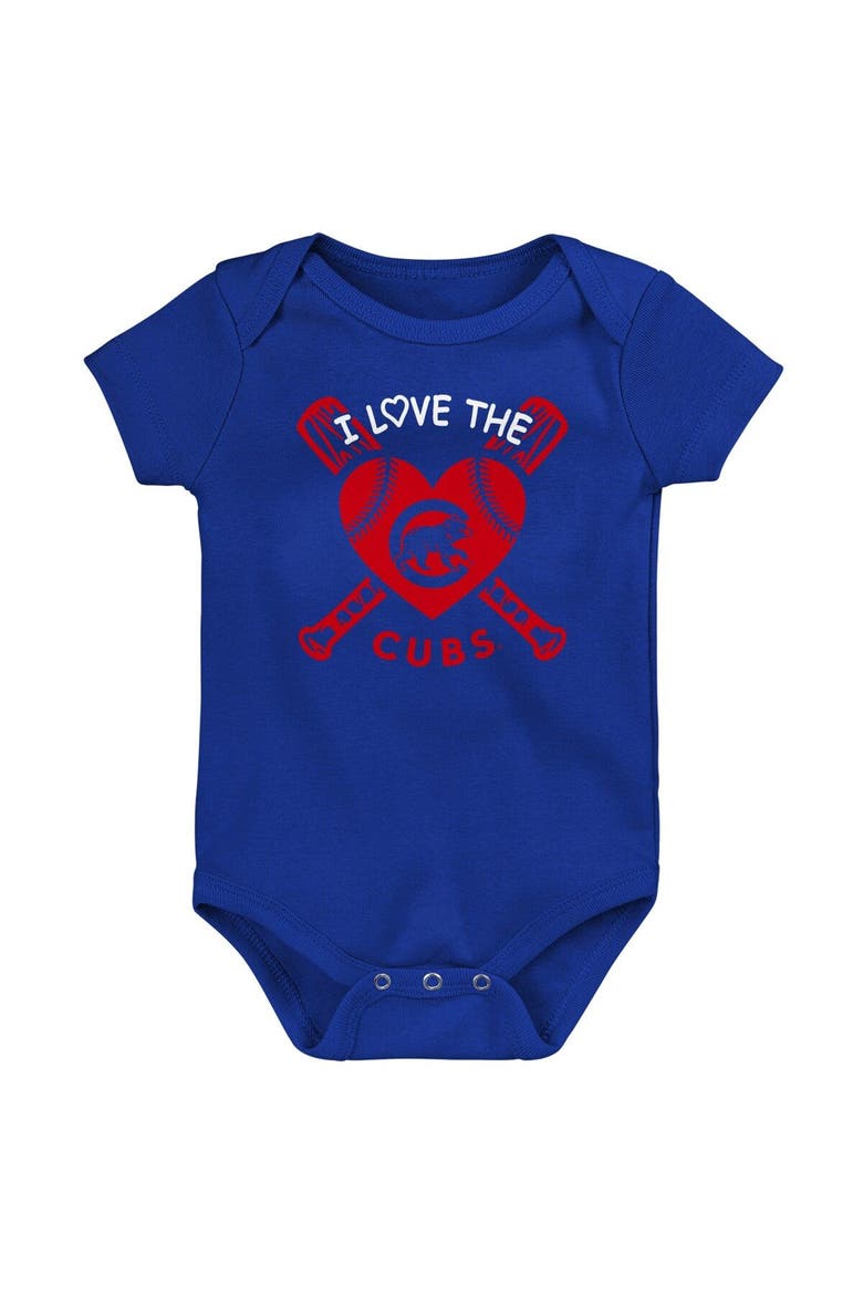 Infant Royal/Red/Pink Chicago Cubs Baseball Baby 3-Pack Bodysuit Set, Alternate, color, Royal