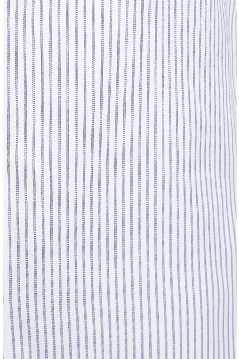 Pleated Sleeve Stripe Shirt, Alternate, color, WHITE STOCKHOLM STRIPE