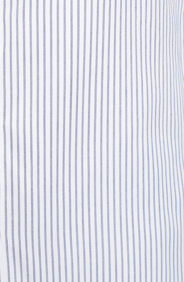 Treasure & Bond Pleated Sleeve Stripe Shirt, Alternate, color, 