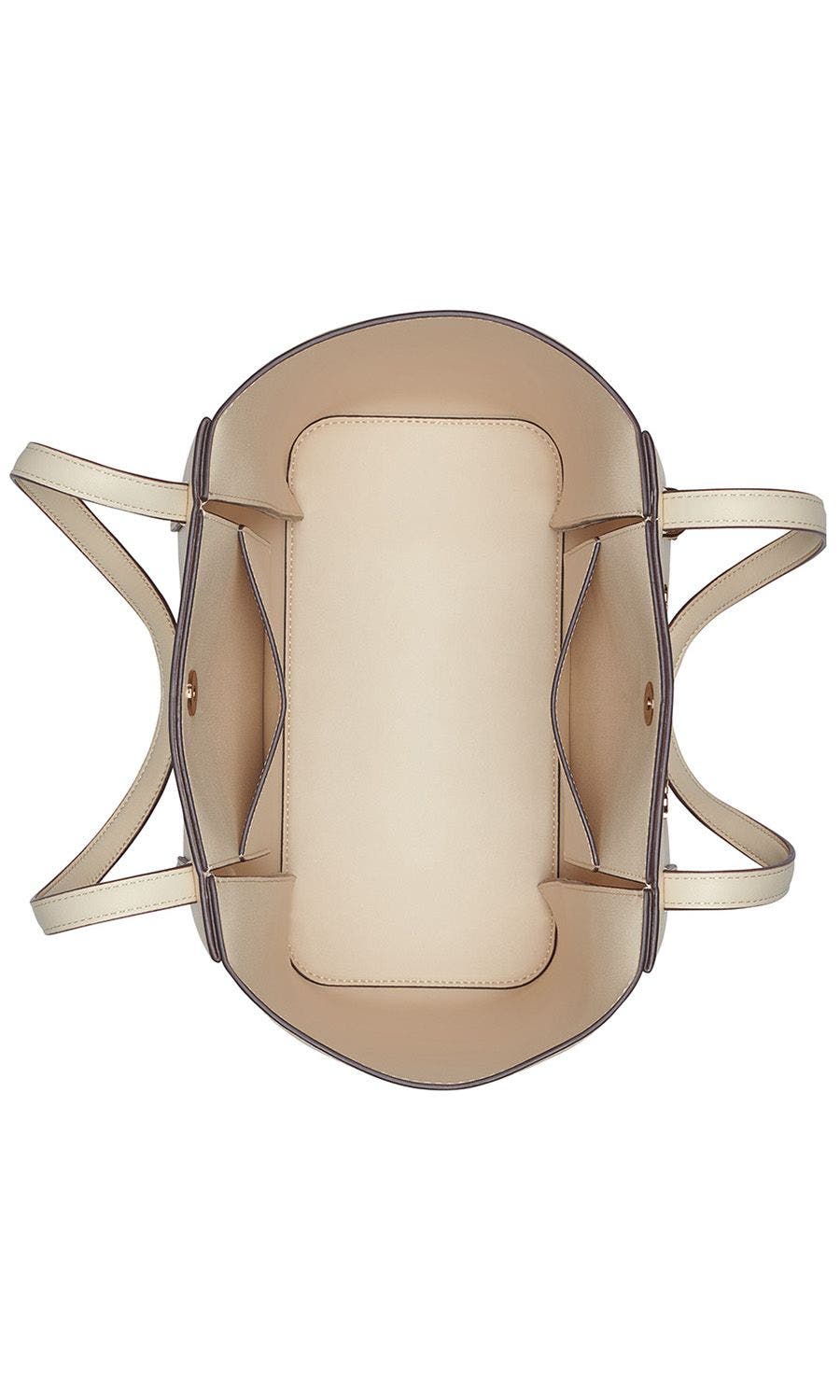 KARL LAGERFELD PARIS Louise Tote, Alternate, color, Brie