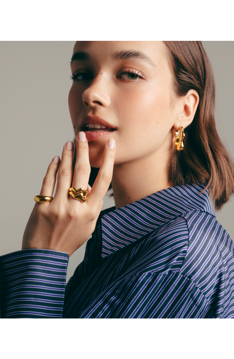 Hey Harper Dazzling Oval Earrings, Alternate, color, Gold