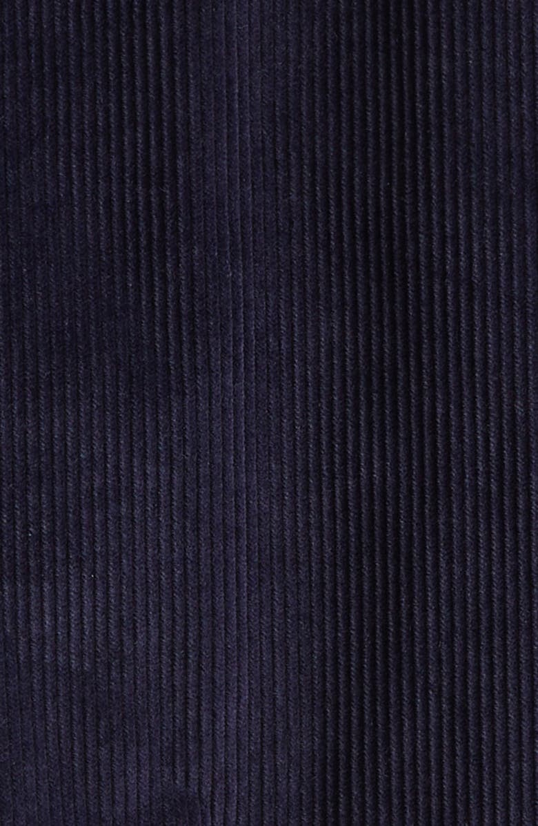 Burberry Onslow Corduroy Overshirt, Alternate, color, Twilight Blue